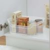 Medium Open Bin Plastic, Clear, Set of 8