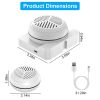 Portable Fruit Vegetable Washing Machine IPX7 Waterproof Rechargeable Fruit Cleaner Device Wireless Vegetable Cleaning Machine Kitchen Gadget