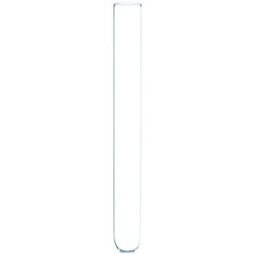 Chemical Laboratory High Temperature Resistant Borosilicate Glass Flat Round Bottom Test Tube (Option: 10mmx75mm)